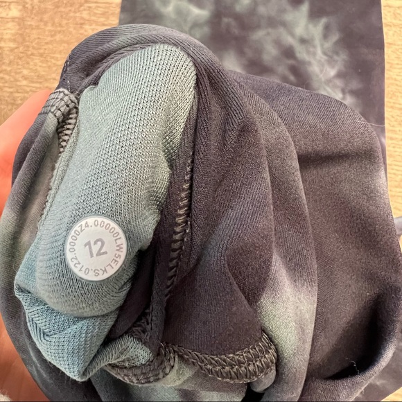 Lululemon align HR 25” Diamond Dye Silver Blue Tidewater Teal Graphite Grey - Picture 9 of 9